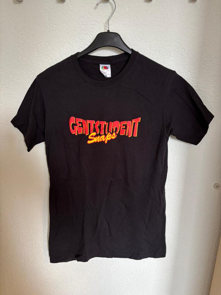 Gentstudent T-Shirt | S, Ophalen of Verzenden, Zo goed als nieuw, Maat 46 (S) of kleiner, Zwart