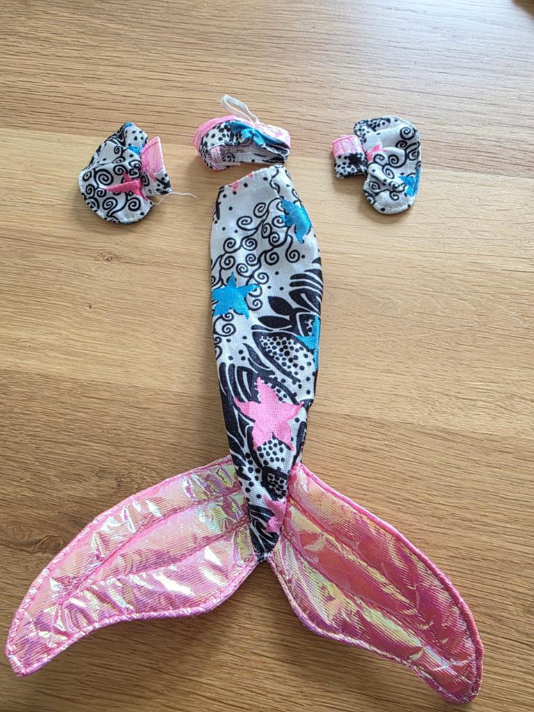 Barbie Mermaid outfit Disney Ariël 1992, Ophalen of Verzenden, Gebruikt, Barbie