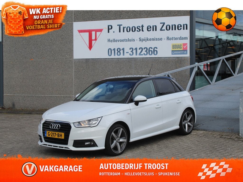 Audi A1 Sportback 1.0 TFSI S-Line Stoelverwarming/Climate co, Auto's, Audi, Voorwielaandrijving, 12 maanden, Stof, 4 stoelen