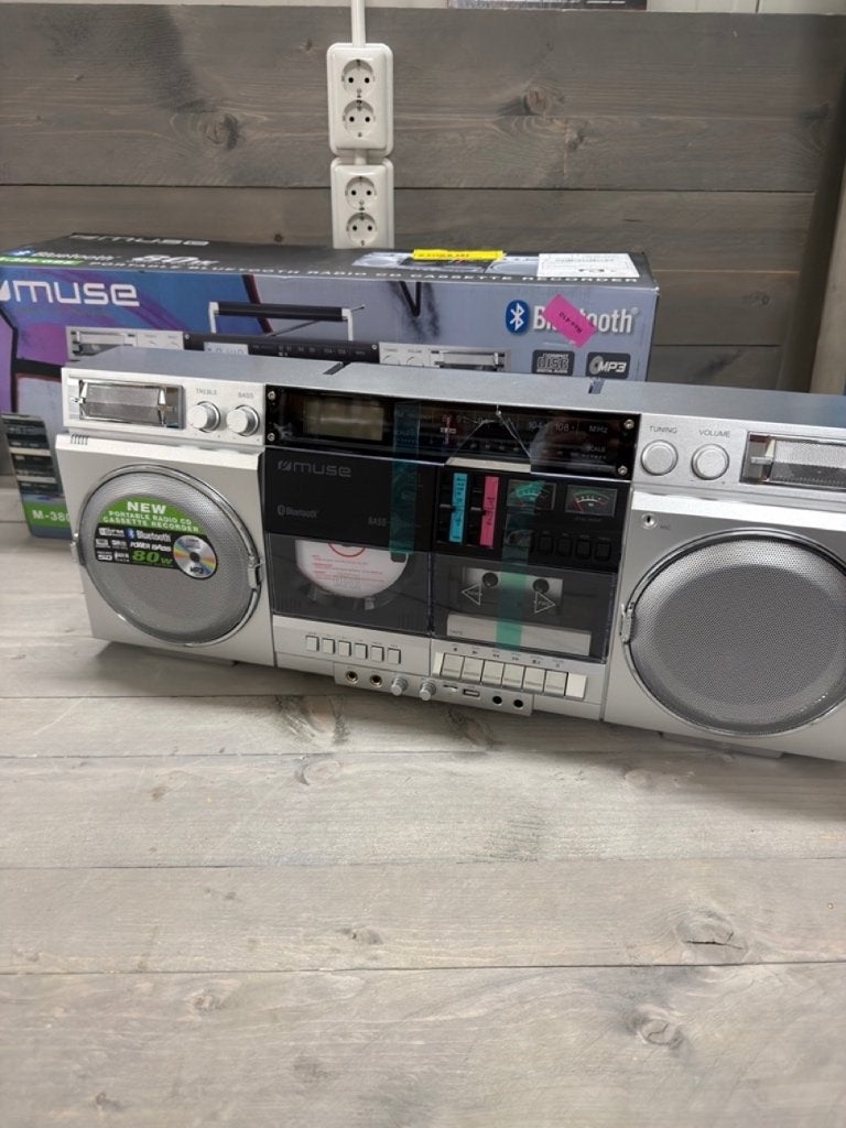 Muse M380 Boombox met radio cd cassette usb sd, N.v.t., N.v.t., Nieuw, Ophalen of Verzenden