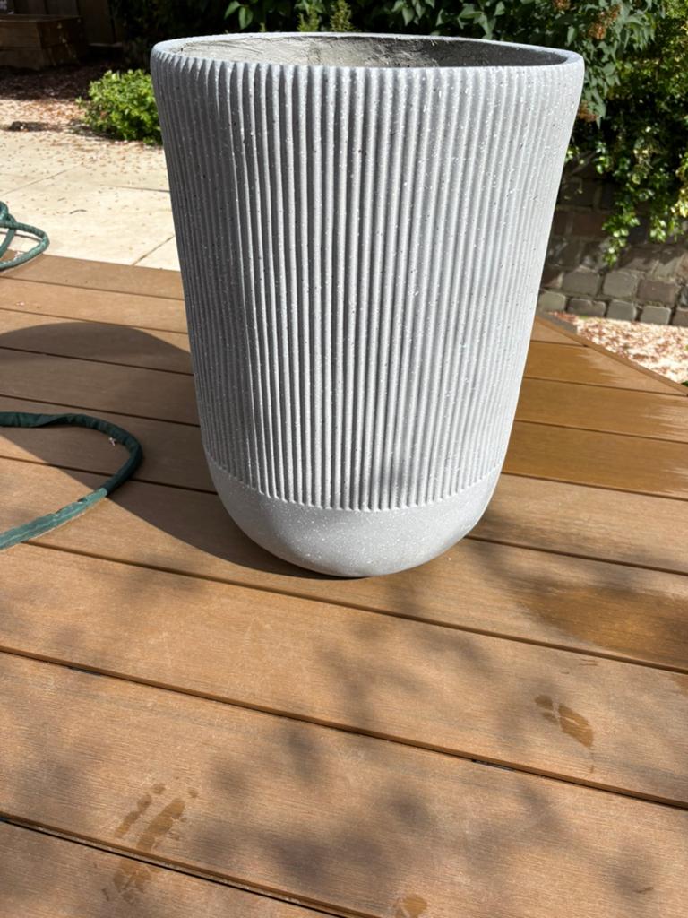 Bloempot Dijon 34 cm diameter, Tuin en Terras, Bloempotten, Aardewerk, Minder dan 40 cm, 25 tot 40 cm, Rond, Ophalen