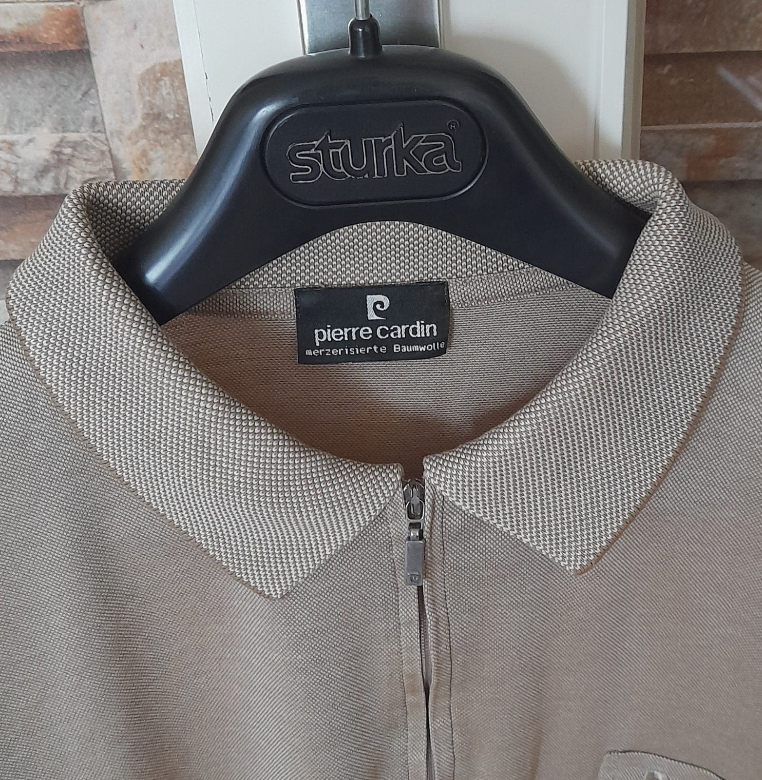 Pierre Cardin maat L, Ophalen, Zo goed als nieuw, Beige, Shirt