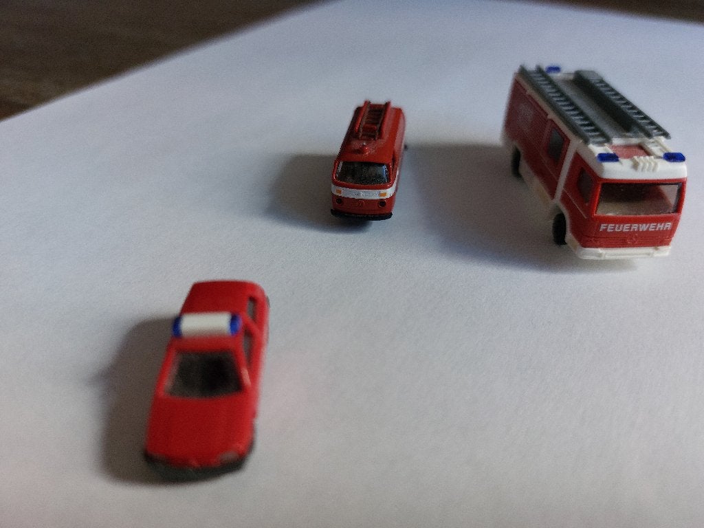 6 N spoor brandweerauto's van Wiking, Hobby en Vrije tijd, Overige merken, Gelijkstroom of Wisselstroom, Overige typen, Ophalen of Verzenden