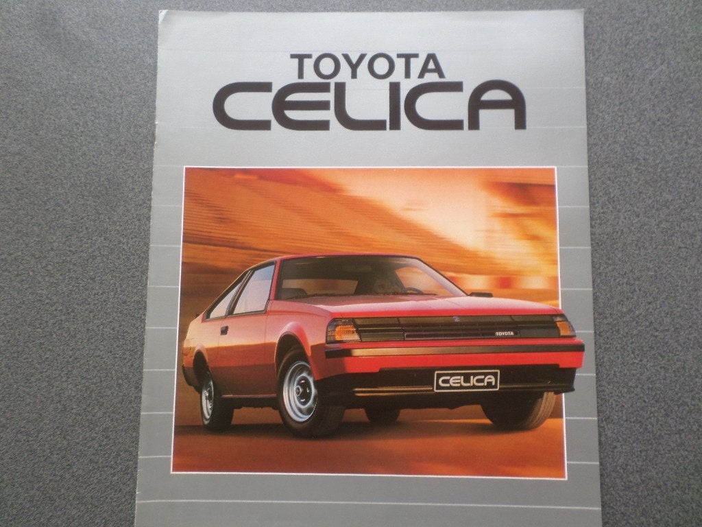 Toyota Celica 1983 Brochure, Ophalen of Verzenden, Zo goed als nieuw, Toyota