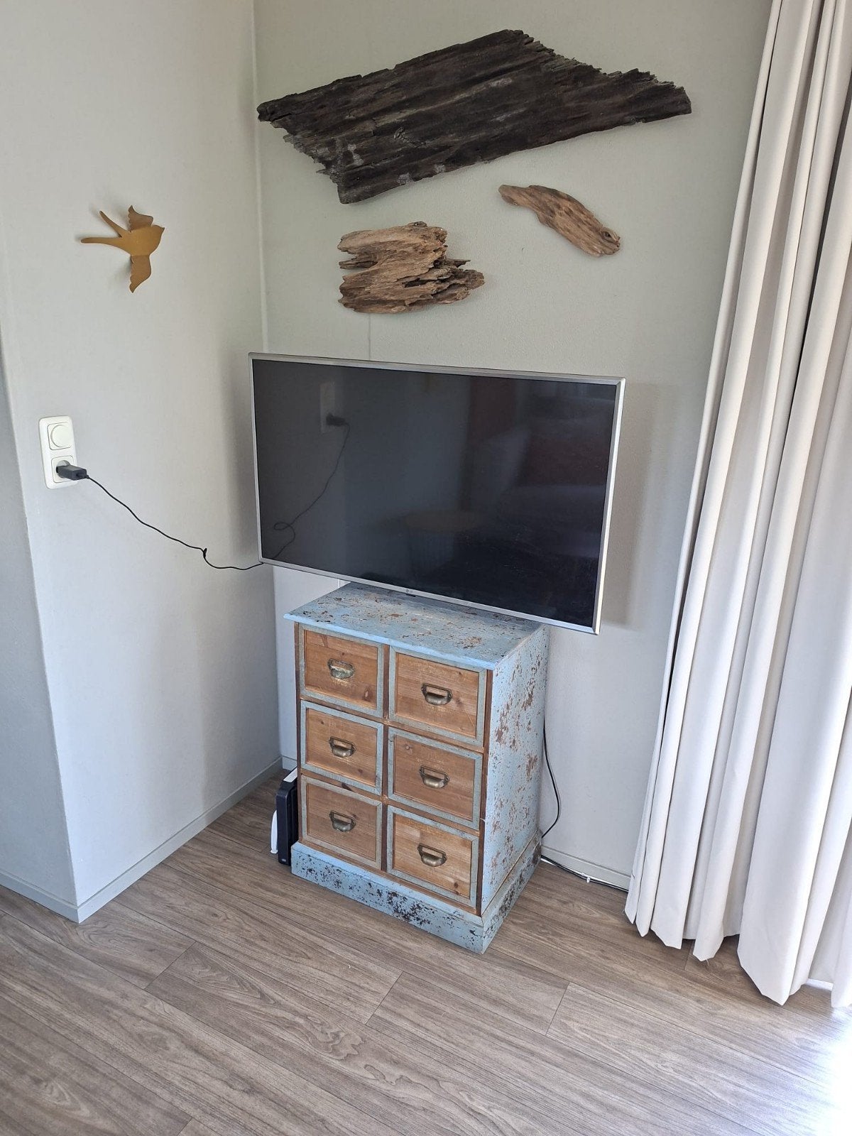 drijfhout voor decoratie, Ophalen