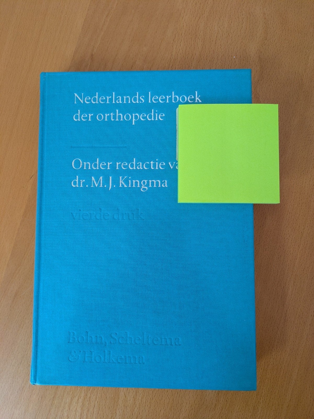 Kingma Leerboek der Orthopedie - 4e druk 1982, Ophalen of Verzenden, Zo goed als nieuw