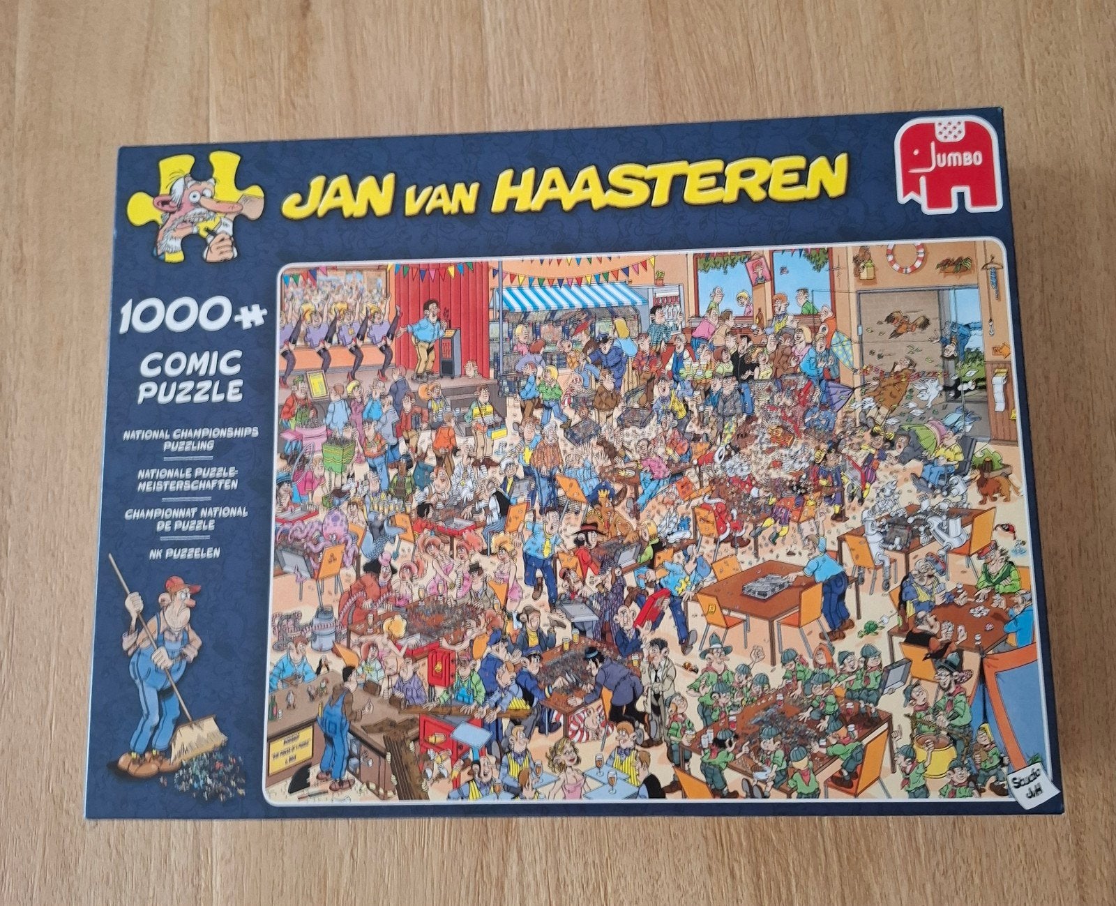 jan van haasteren  nk puzzelen, Ophalen, 500 t/m 1500 stukjes, Zo goed als nieuw