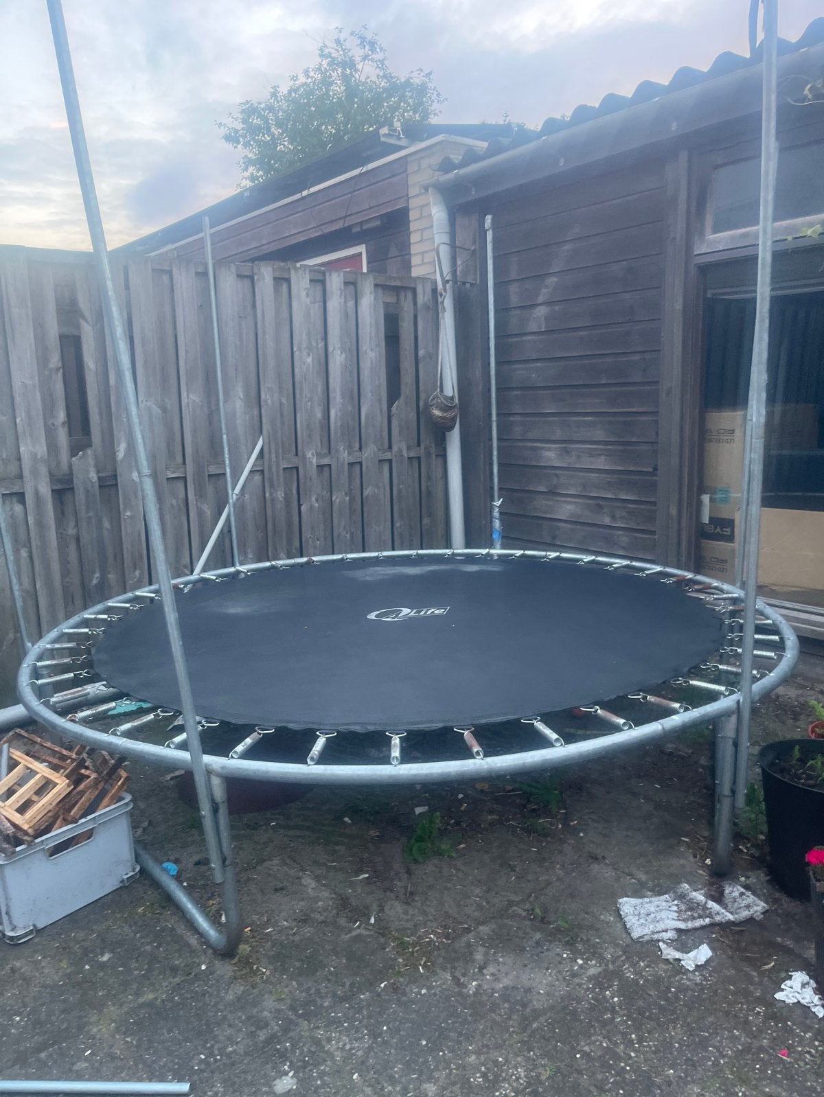 Trampoline - Q-Life - Gebruikt, Ophalen, Gebruikt