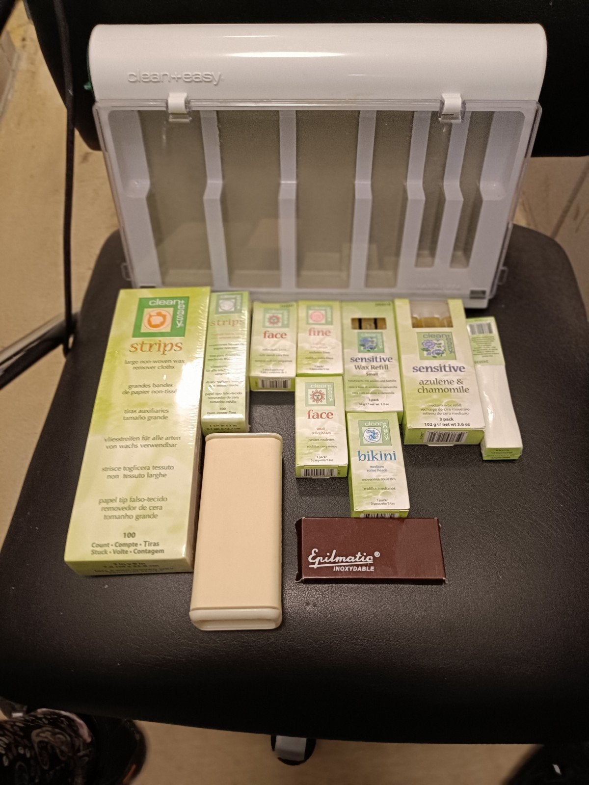 Clean + Easy Waxverwarmer met diverse wax navullingen, Ophalen of Verzenden, Gebruikt