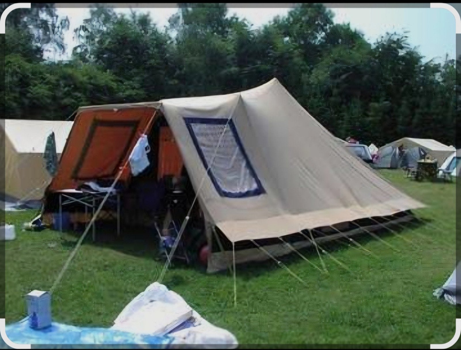 Vrijbuiter adelaar stormtent 6 personen., Caravans en Kamperen, Ophalen of Verzenden