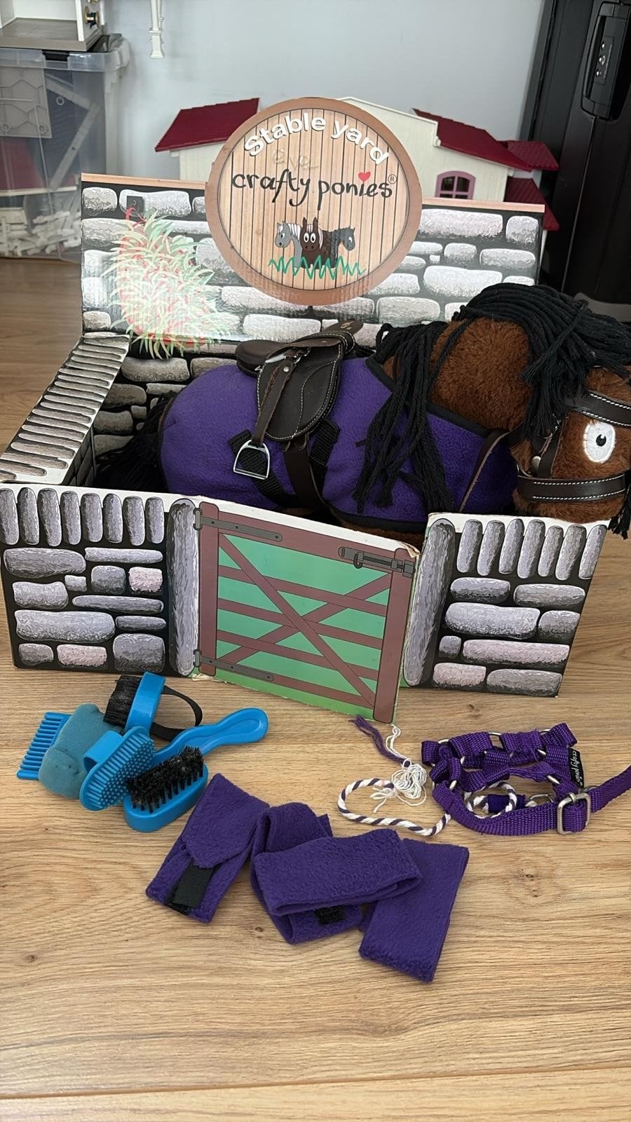 Crafty Ponies speelgoedpaard met accessoires, Ophalen of Verzenden, Zo goed als nieuw, Jongen of Meisje
