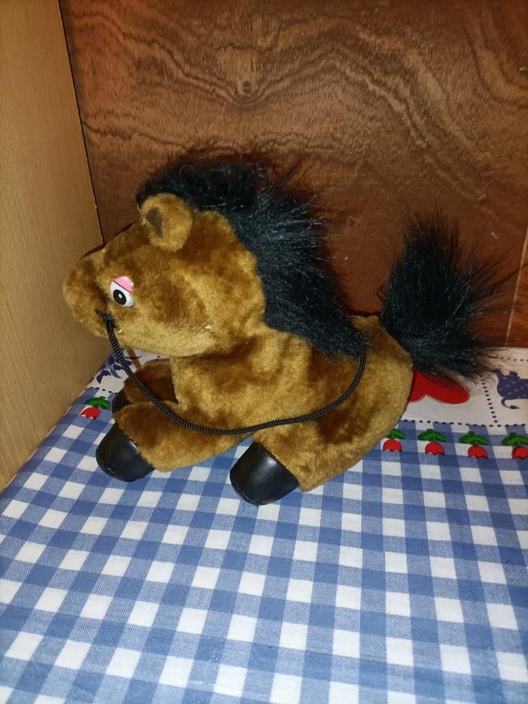 Bruin paard knuffel Unitoys 20 cm groot, Kinderen en Baby's, Speelgoed | Knuffels en Pluche, Ophalen of Verzenden