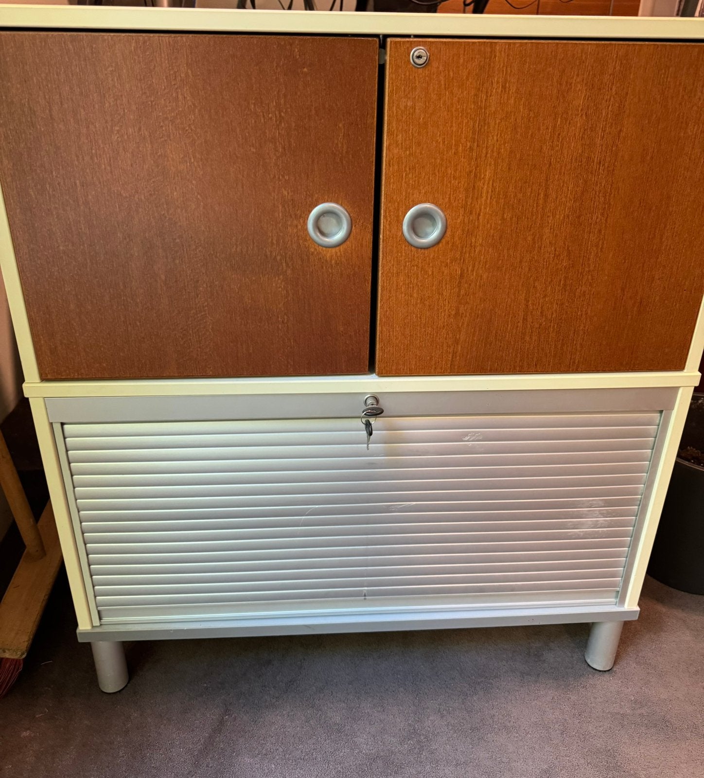 Ikea kast met roldeurtje, Ophalen, 50 tot 100 cm, Zo goed als nieuw, Minder dan 100 cm