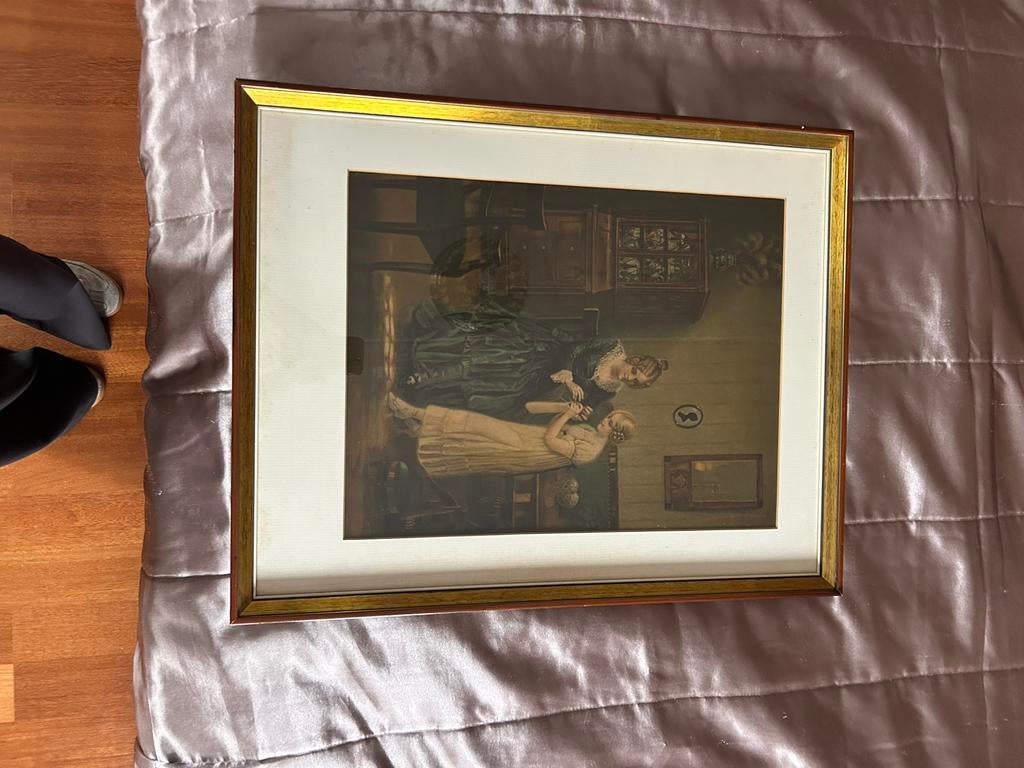 Schilderij Moeder en Kind, Ophalen