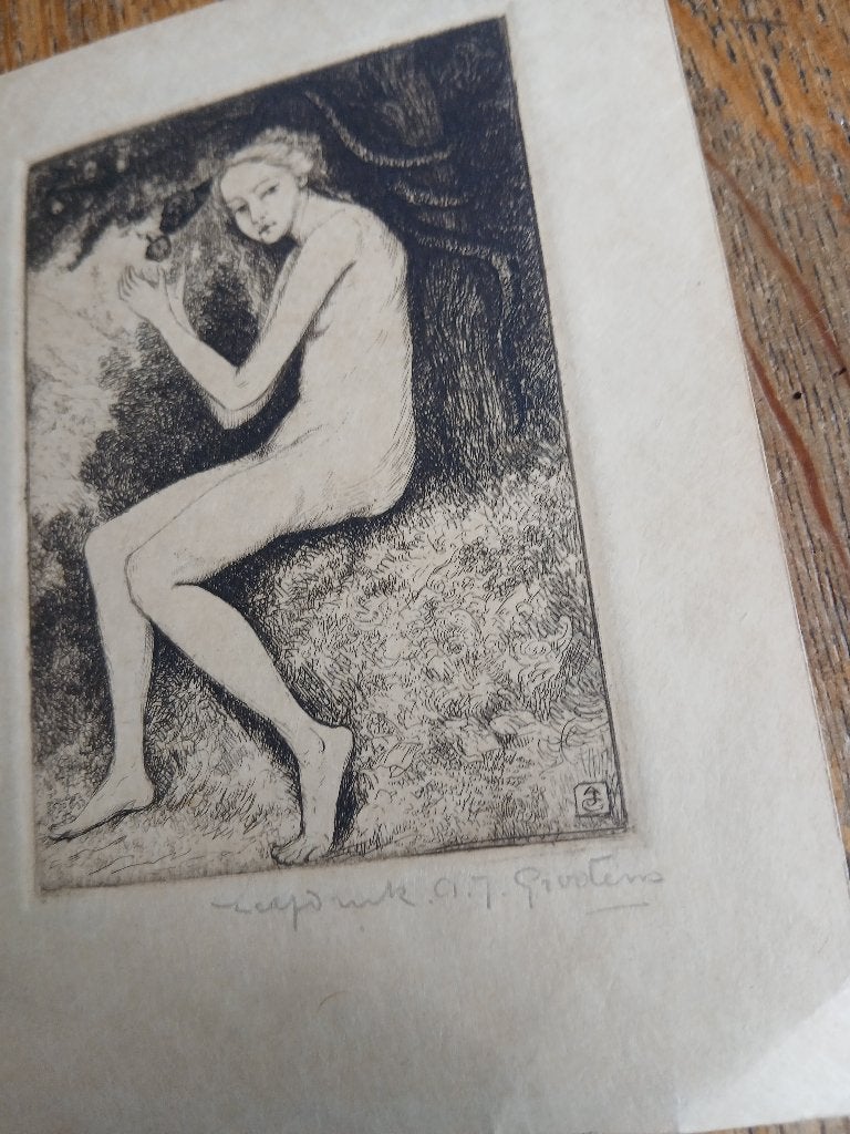zeefdruk van Jan Grootens, Antiek en Kunst, Ophalen of Verzenden