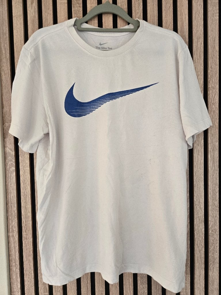 Vintage stijl t-shirt, Kleding | Heren, T-shirts, Maat 48/50 (M), Wit, NIKE, Ophalen of Verzenden