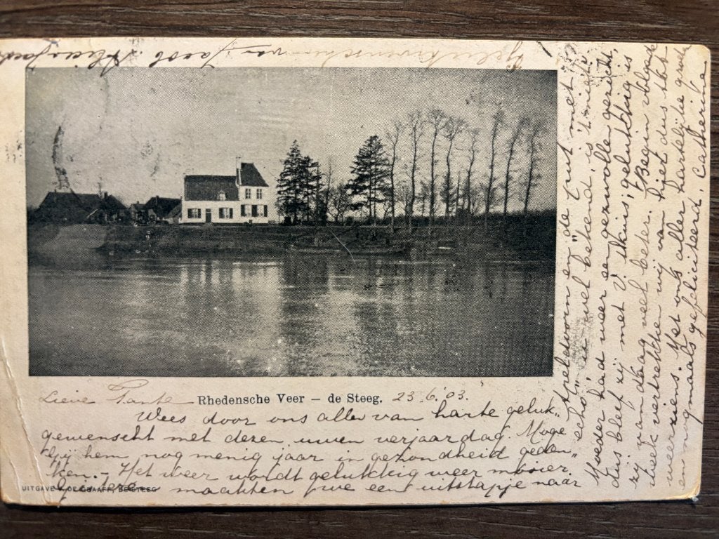 Ansichtkaart De Steeg - Rhedensche Veer, Ophalen of Verzenden, Voor 1920, Gelopen, Gelderland
