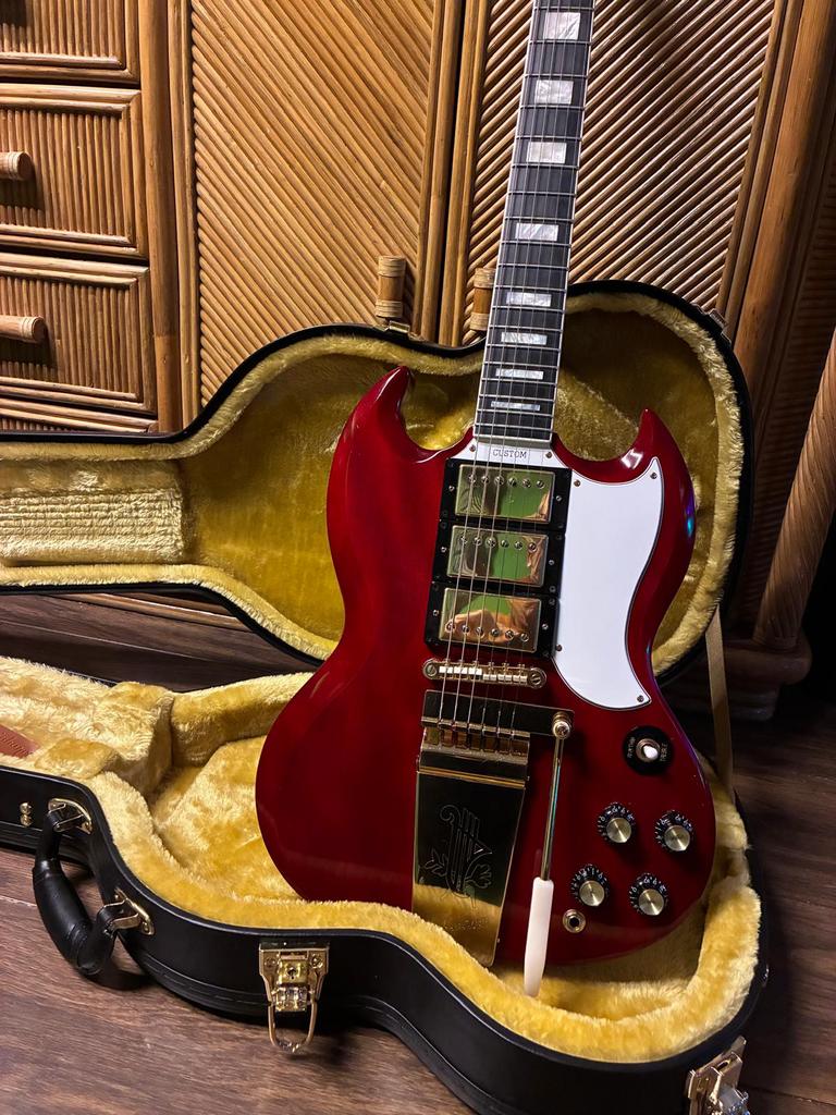 1963 Ephiphone sg Joe Bonamassa, Muziek en Instrumenten, Ophalen, Zo goed als nieuw, Solid body, Epiphone