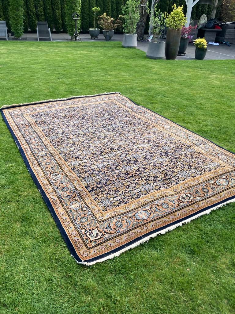 Handgeknoopt perzisch tapijt,  3m x 2m, Huis en Inrichting, Stoffering | Tapijten en Kleden, Ophalen, Gebruikt, Blauw, 150 tot 200 cm