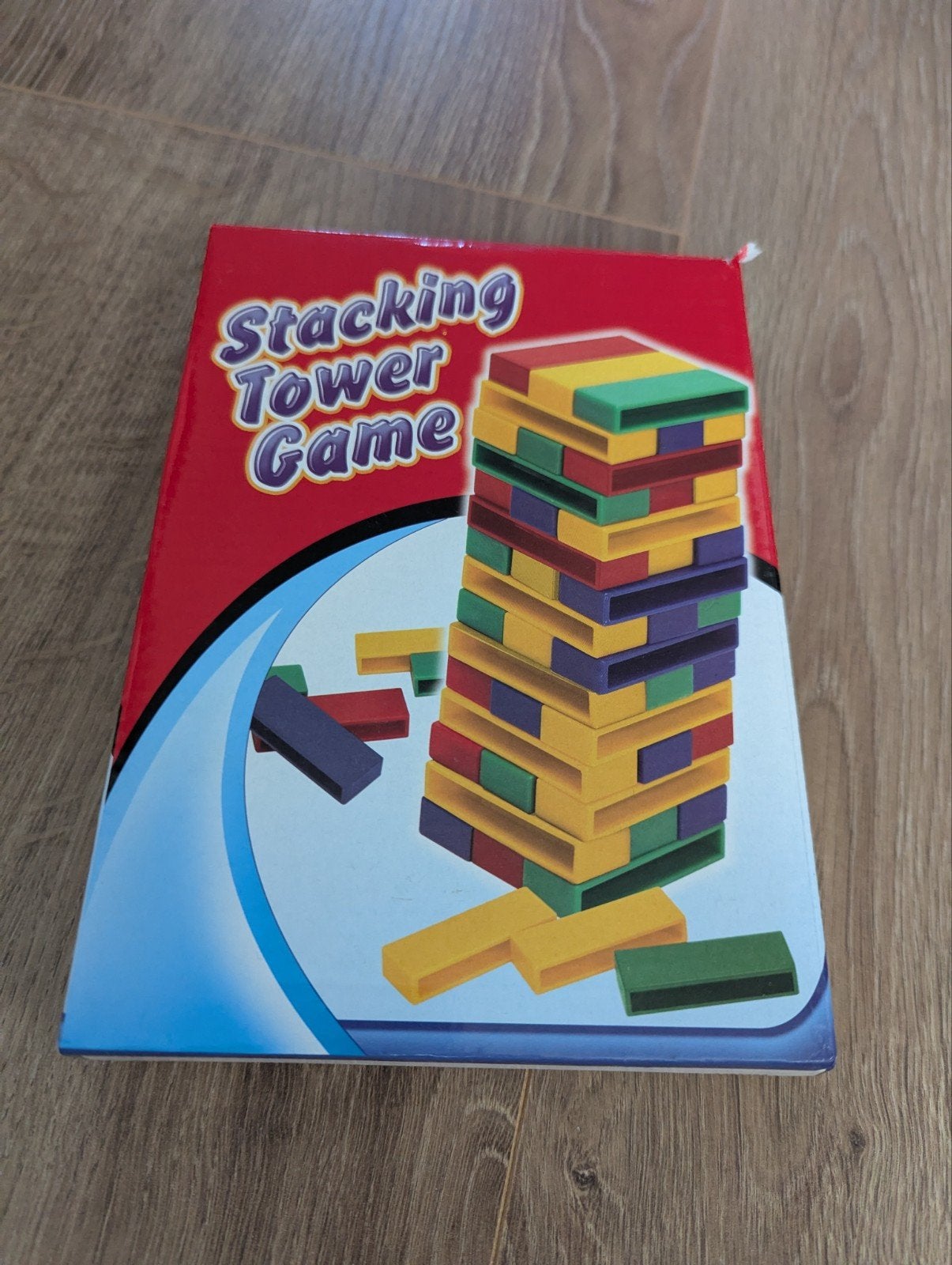 Stapeltoren Spel - Kleurrijk Kunststof Jenga-achtig, Drie of vier spelers, Ophalen, Gebruikt