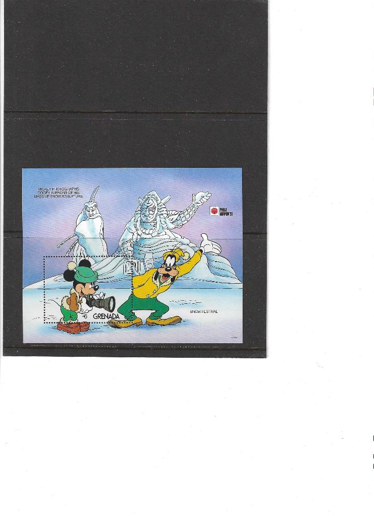Mi 277 Disney. Grenada. Postfris, Ophalen of Verzenden, Postfris, Overige thema's