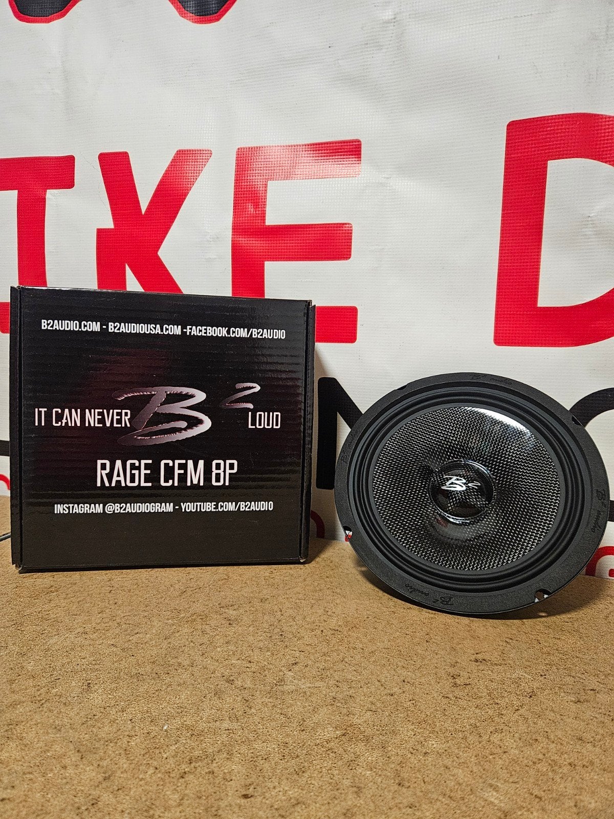 nieuw!! b2 rage CFM 8P midrange speaker!!, Auto diversen, Autospeakers, Ophalen of Verzenden, Nieuw