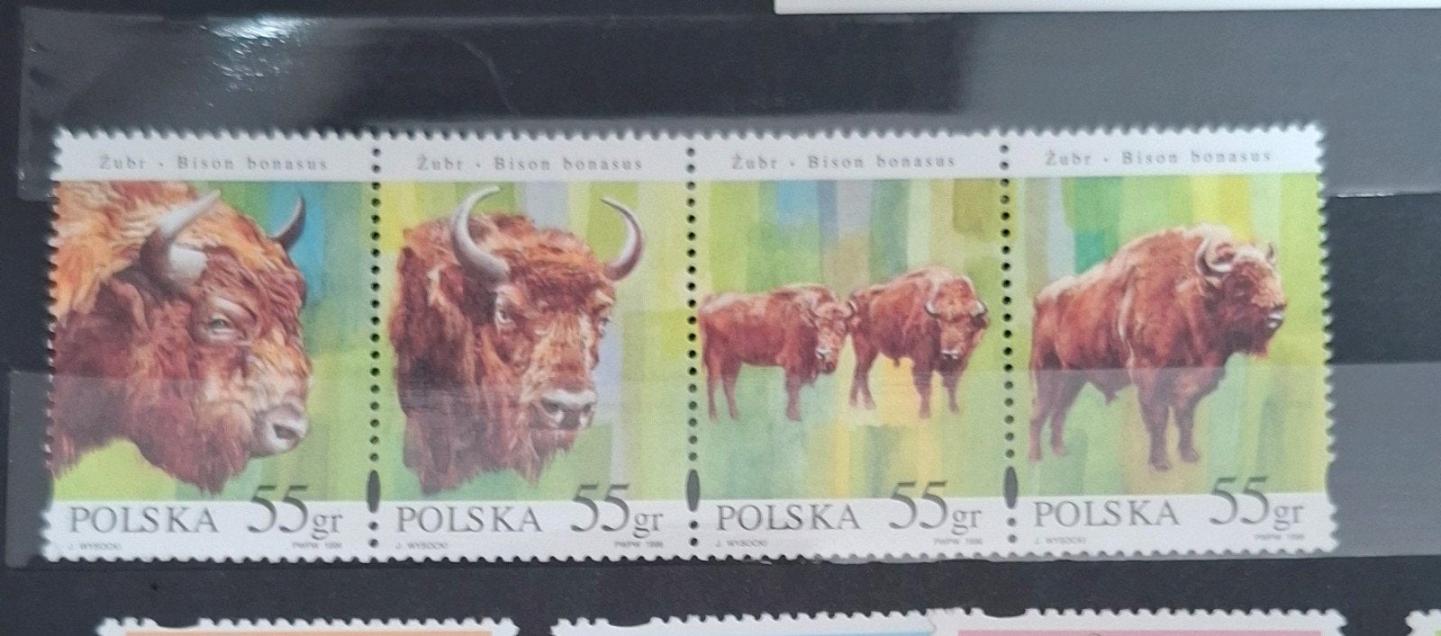 Polen 1996  Bison bonasus  postfris, Ophalen of Verzenden, Polen, Postfris
