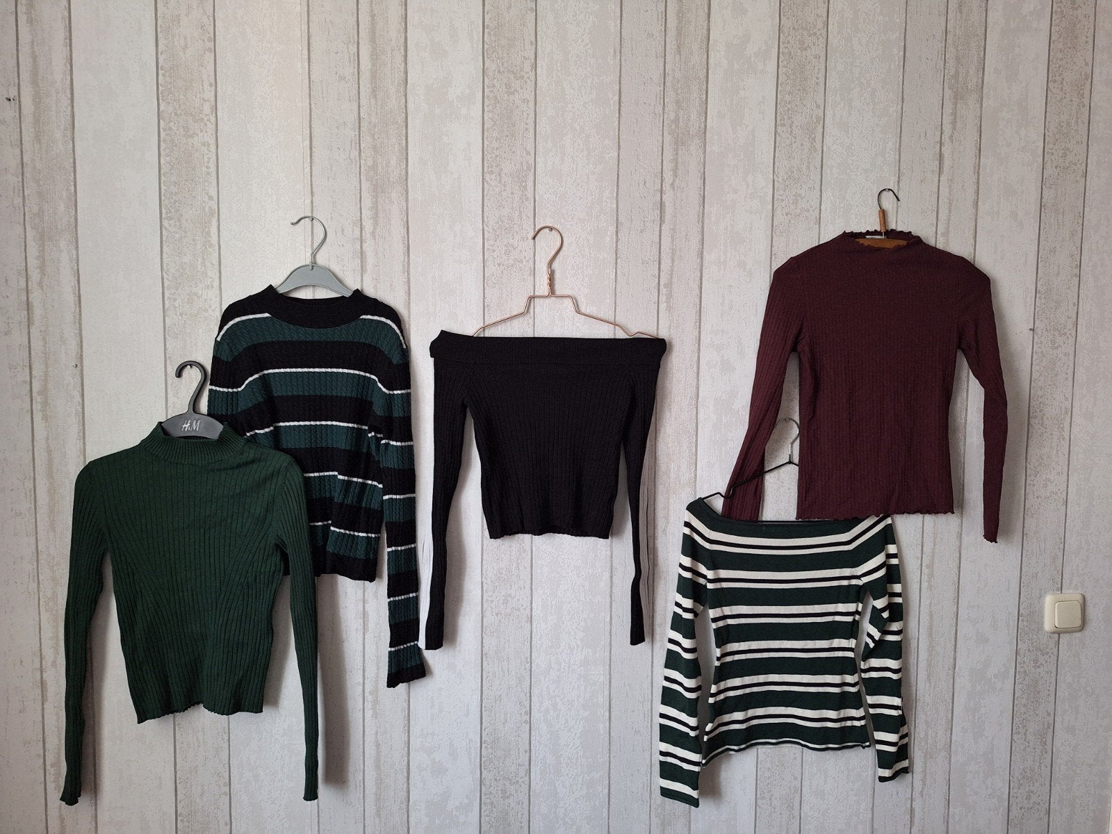 5x Truien en tops (H&M, Berskha, Only) - Maat xs/s, Kleding | Dames, H&M, Meerkleurig, Ophalen of Verzenden, Maat 36 (S)