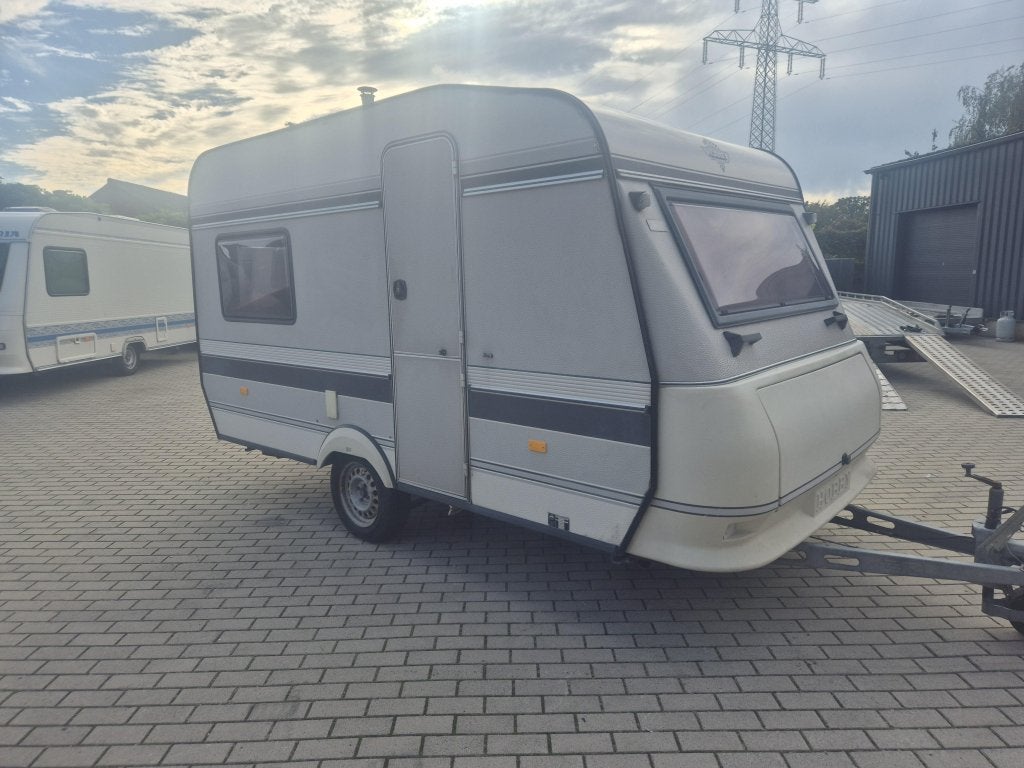 Hobby Classic 370 N + Mooie Voortent, Overige typen, Standaardzit, Hobby, Bedrijf