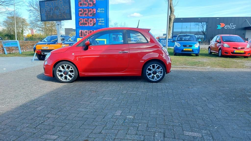 NAP!! Fiat 500s 0.9 Twinair Turbo uitvoering, Voorwielaandrijving, Leder en Stof, 905 kg, Origineel Nederlands