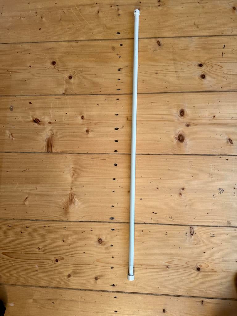 IKEA Bekrafta gordijnroede uitschuifbaar wit, Ophalen, Gebruikt, 100 tot 150 cm, Wit