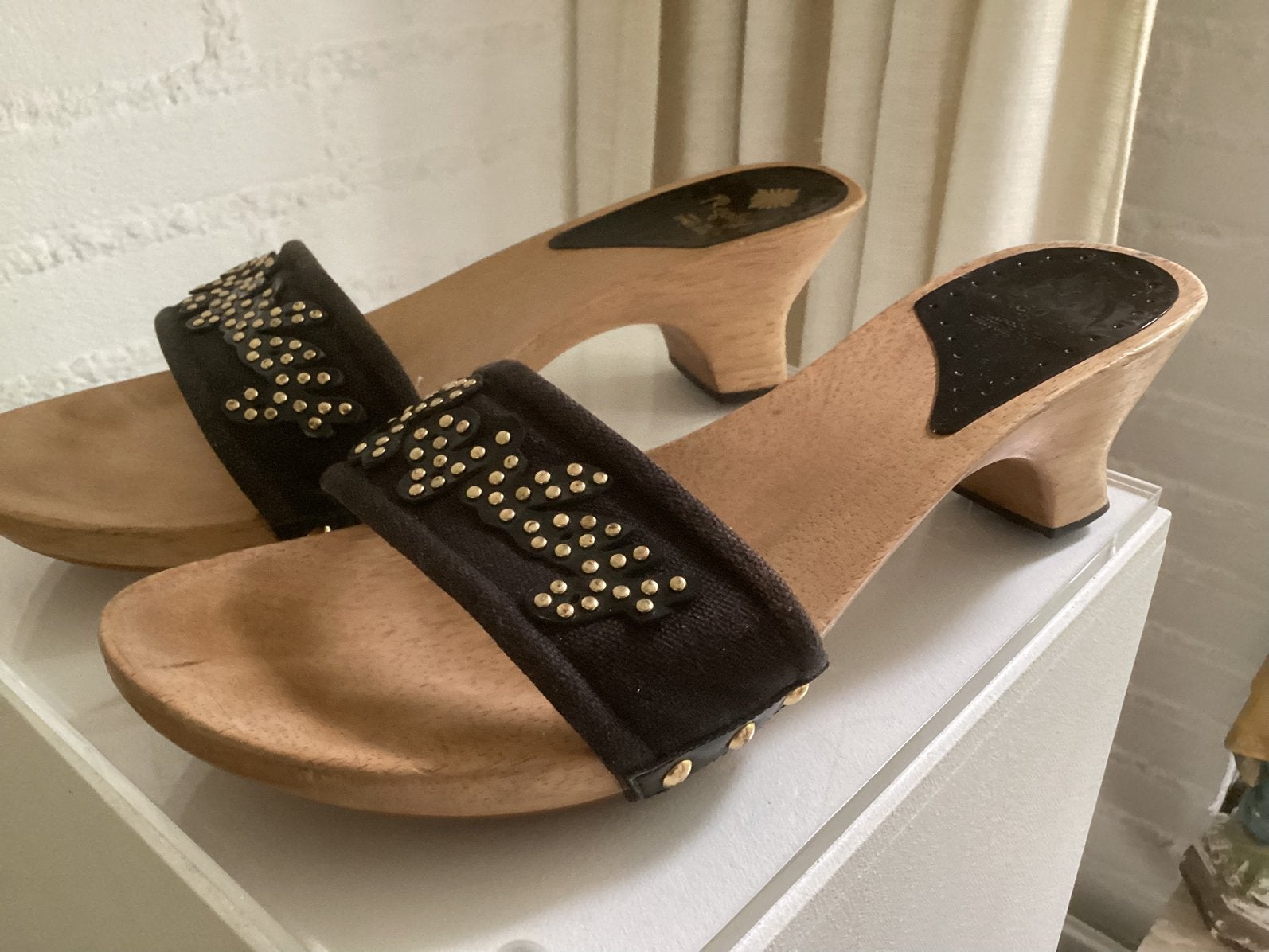 REPLAY muiltje, hout, mt 41, Bruin, Nieuw, Sandalen of Muiltjes, Ophalen of Verzenden
