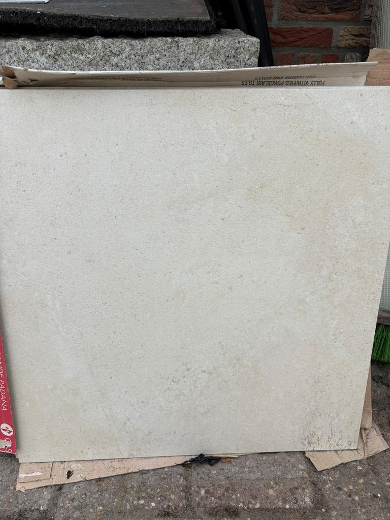 Casalgrande Padana tegels - beige, 60 cm of meer, Keramiek, Ophalen of Verzenden, Zo goed als nieuw