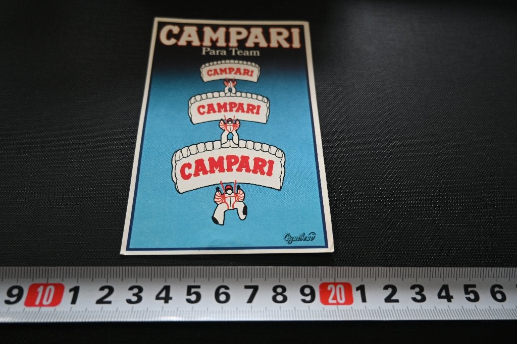 sticker CAMPARI Para Team, Ophalen of Verzenden, Zo goed als nieuw