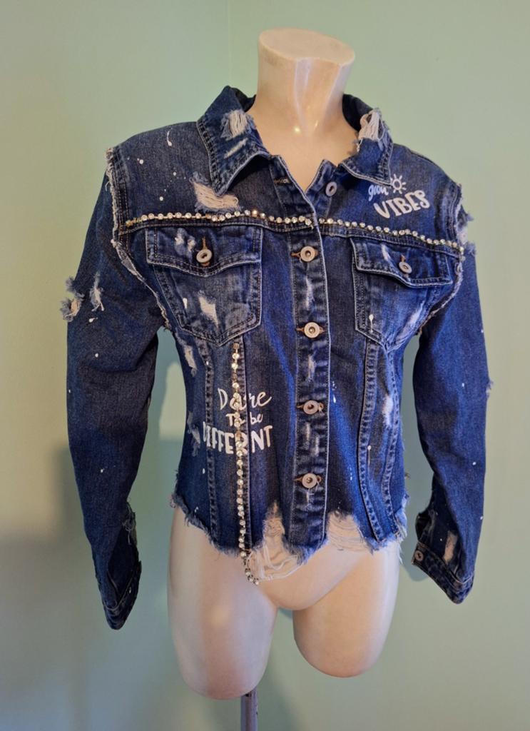 Cool spijkerjasje, S, Kleding | Dames, Jassen | Zomer, Blauw, Ophalen of Verzenden, Zo goed als nieuw, Maat 36 (S)