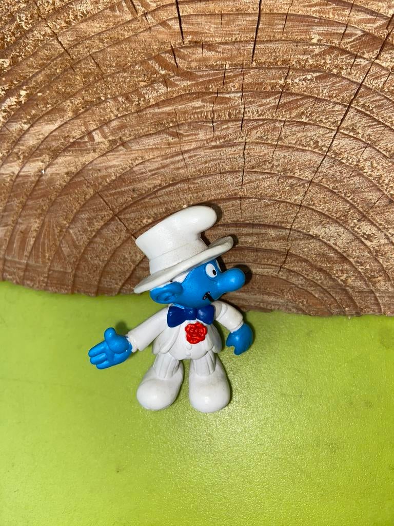 Smurfen bruidegom smurf, Verzamelen, Smurfen, Ophalen of Verzenden, Zo goed als nieuw