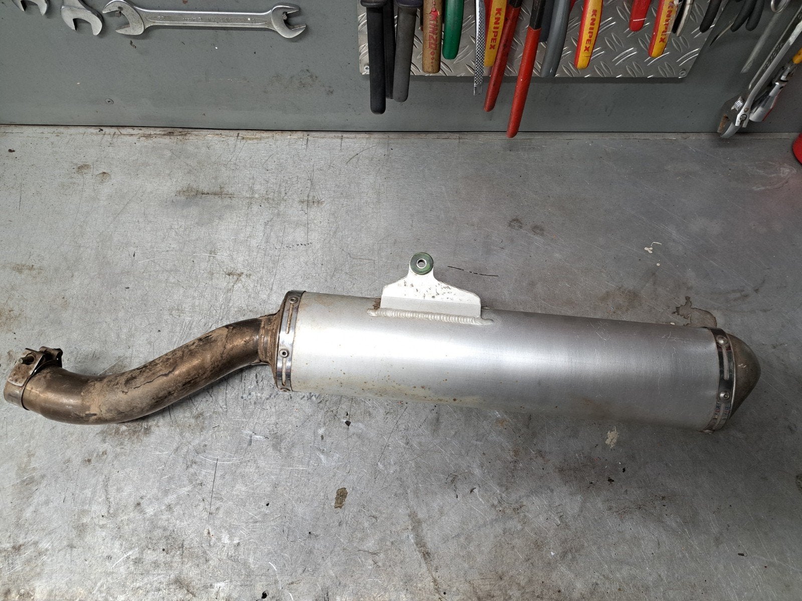 HM Moto F450 EN SM / Honda CRF450 2004-2005 uitlaatdemper, Ophalen, Gebruikt