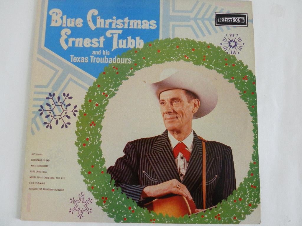 LP Ernest Tubb - Blue Christmas, Ophalen of Verzenden, Zo goed als nieuw, 12 inch