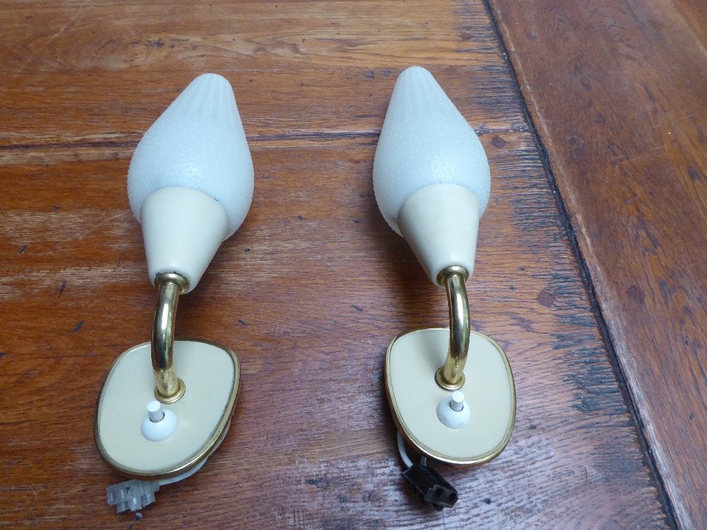 2 aparte vintage wandlampjes, Ophalen of Verzenden