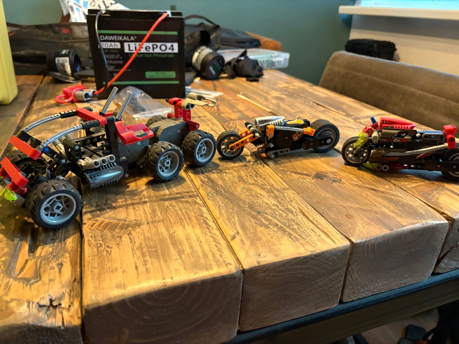Ongeveer 13kilo lego met oa werkende treinset en racers, Ophalen, Gebruikt, Lego