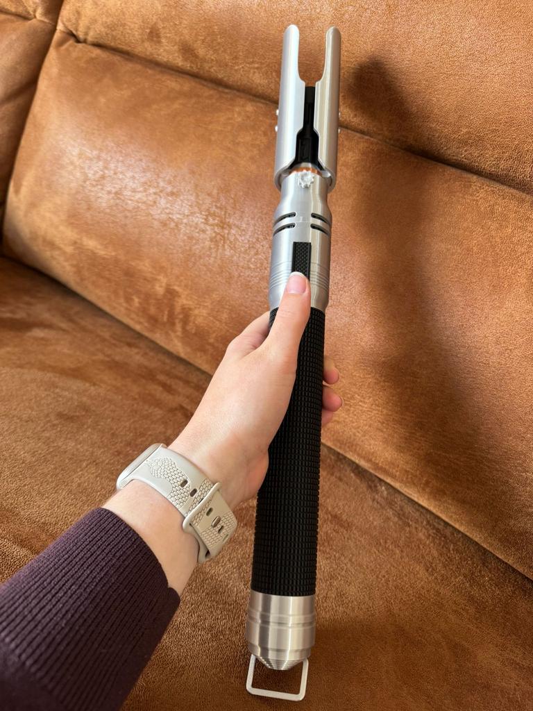 Star Wars lightsaber Cal Kestis prop replica, Ophalen, Zo goed als nieuw, Replica