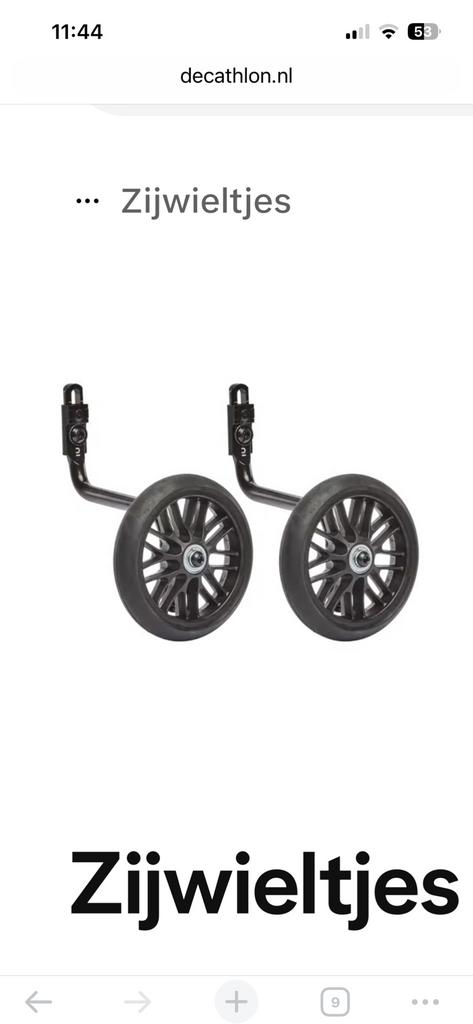 Zijwieltjes, Ophalen of Verzenden, Gebruikt, Minder dan 16 inch, Zijwieltjes