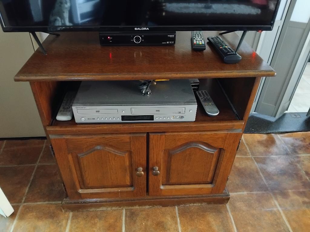 TV kastje eiken, Huis en Inrichting, Gebruikt, Minder dan 100 cm, 25 tot 50 cm, 50 tot 100 cm