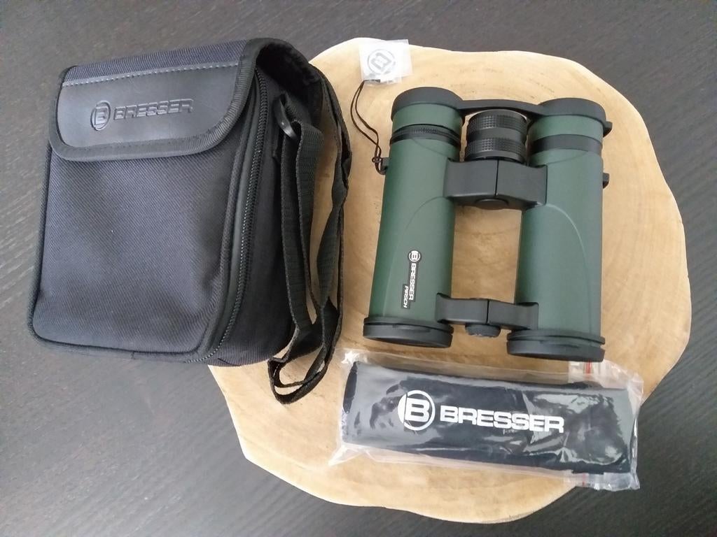 Bresser Pirsch 8x34 HD/Fog-Waterproof Verrekijker NIEUW, Dakkant (recht), Nieuw, Ophalen of Verzenden, 8 tot 12x