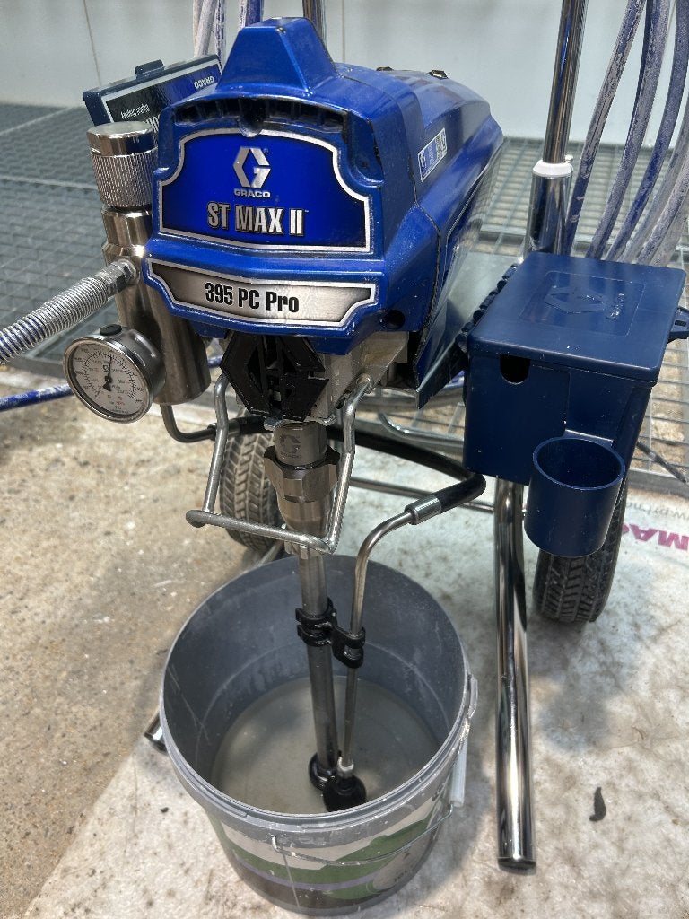 Nette weinig gebruikte Graco 395 PC Pro verfspuit te koop