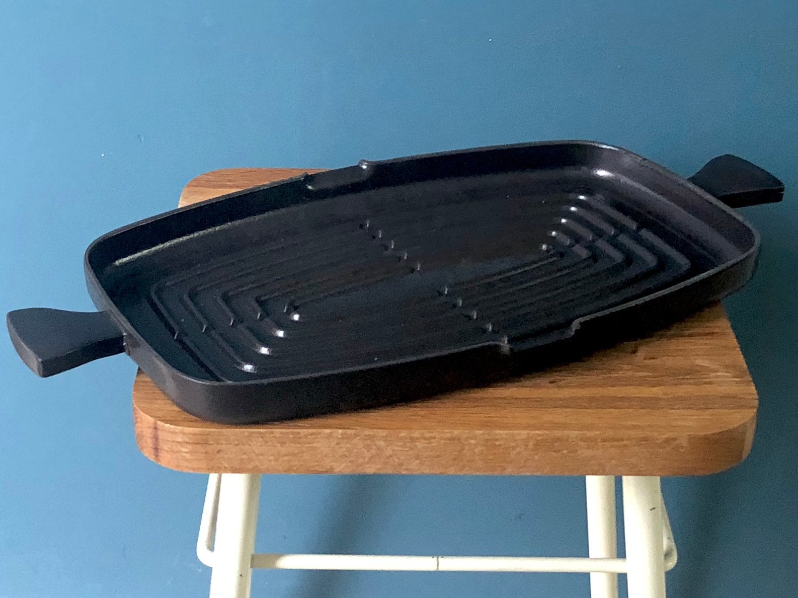 Lagostina gietijzeren grillpan NIEUW!, Ophalen of Verzenden, Nieuw, Gietijzer, Koekenpan of Braadpan