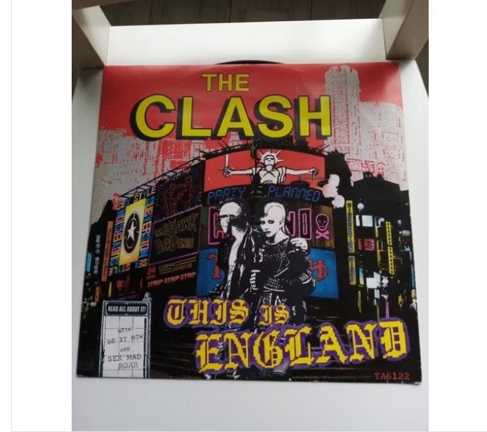original maxi-single-the clash-this is England *1985*, Cd's en Dvd's, Vinyl Singles, Fotohoes, Overige genres, Ophalen of Verzenden