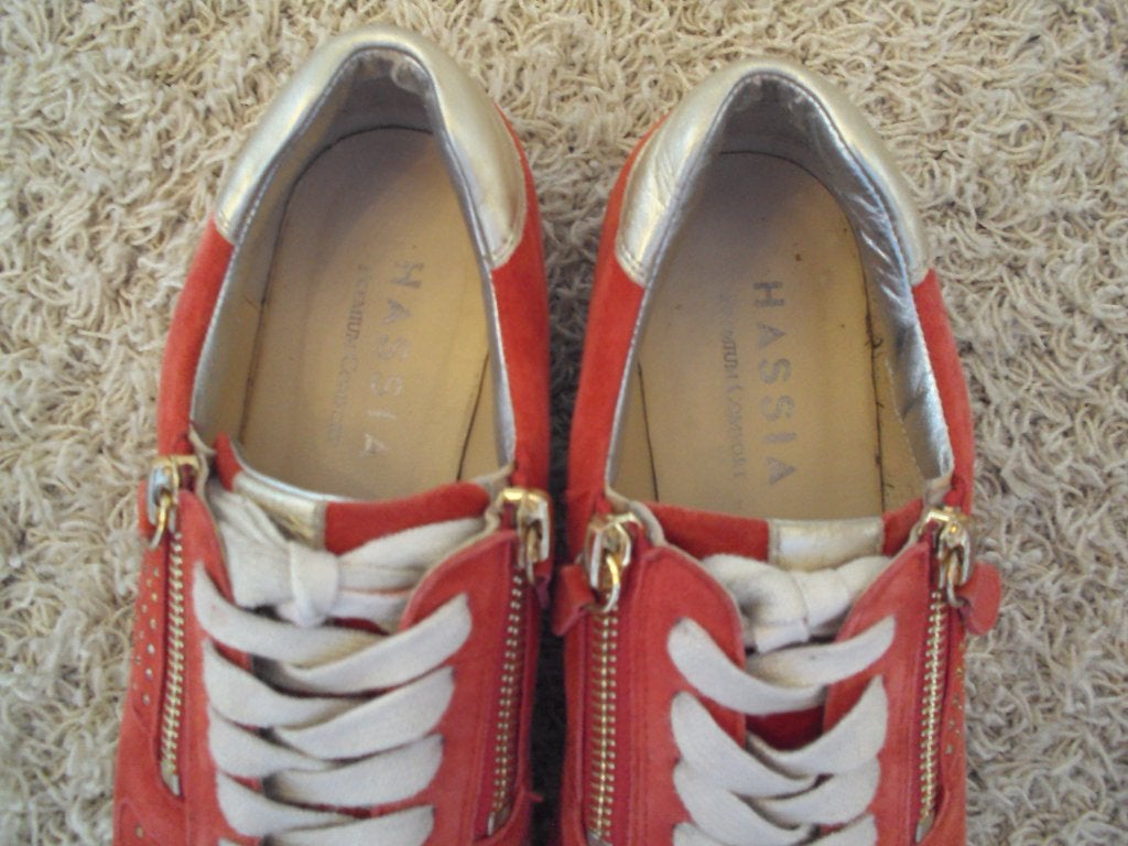 Hassia Barcelona schoenen / 38 H / rood, Ophalen of Verzenden, Rood, Hassia Barcelona, Sneakers of Gympen