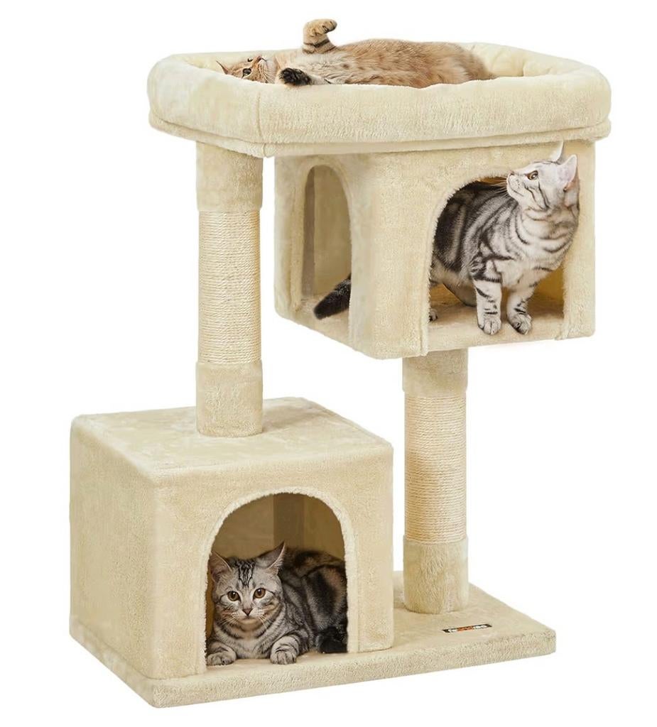 !!nieuw in doos!!!   krabpaal beige, Dieren en Toebehoren, Krabmeubelen, Ophalen, Nieuw, Krabpaal