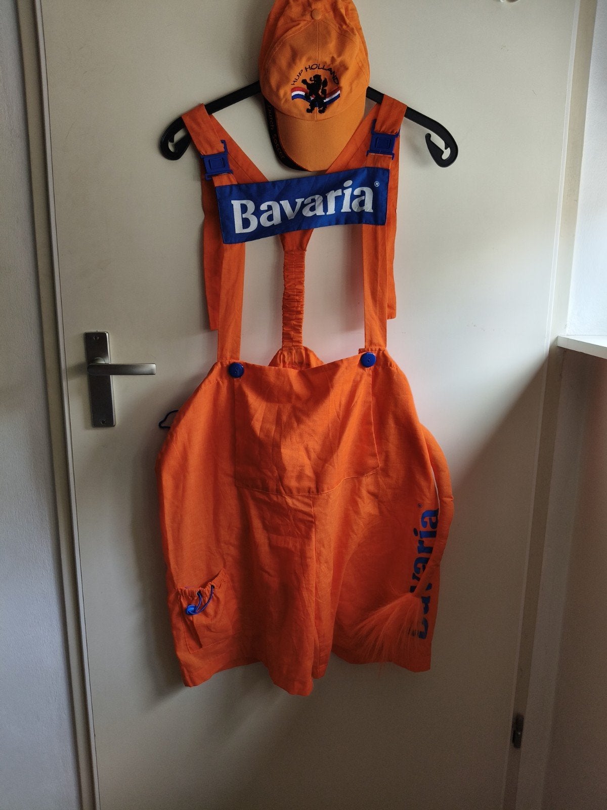 WK oranje vintage Bavaria tuinbroek met staart, Ophalen of Verzenden, Nieuw, Oranje of Koningsdag